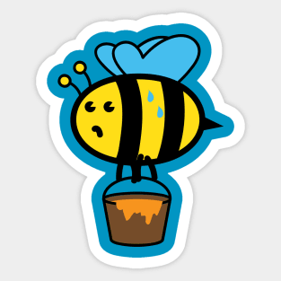 Cute bee Sticker